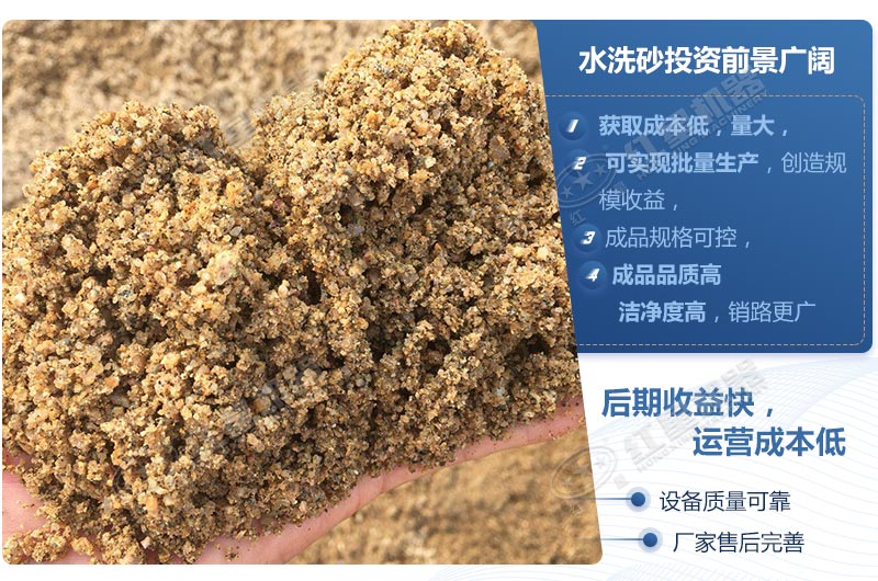石粉洗出來的砂怎么樣？洗沙設備多少錢一臺？